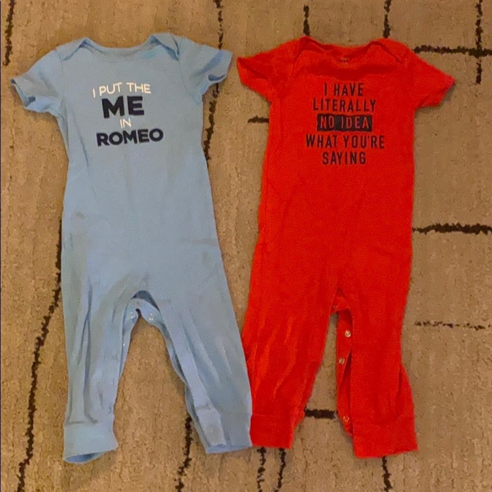 Carters one piece outfits
